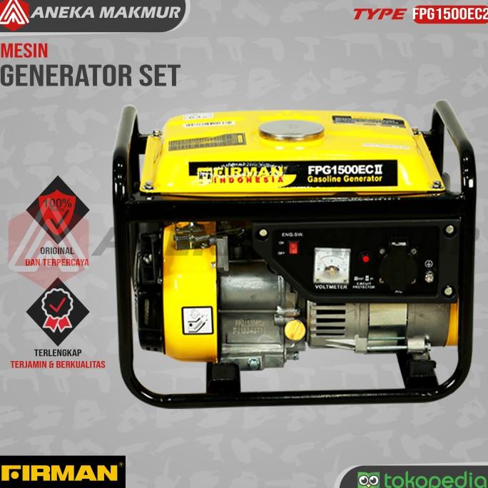 Genset Bensin Firman FPG 1500 EC II 850 Watt Generator Set FPG1500