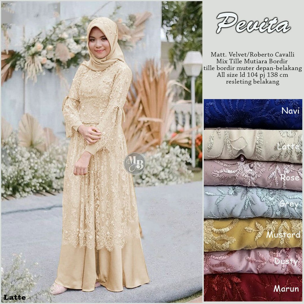 GAMIS BROKAT PEVITA