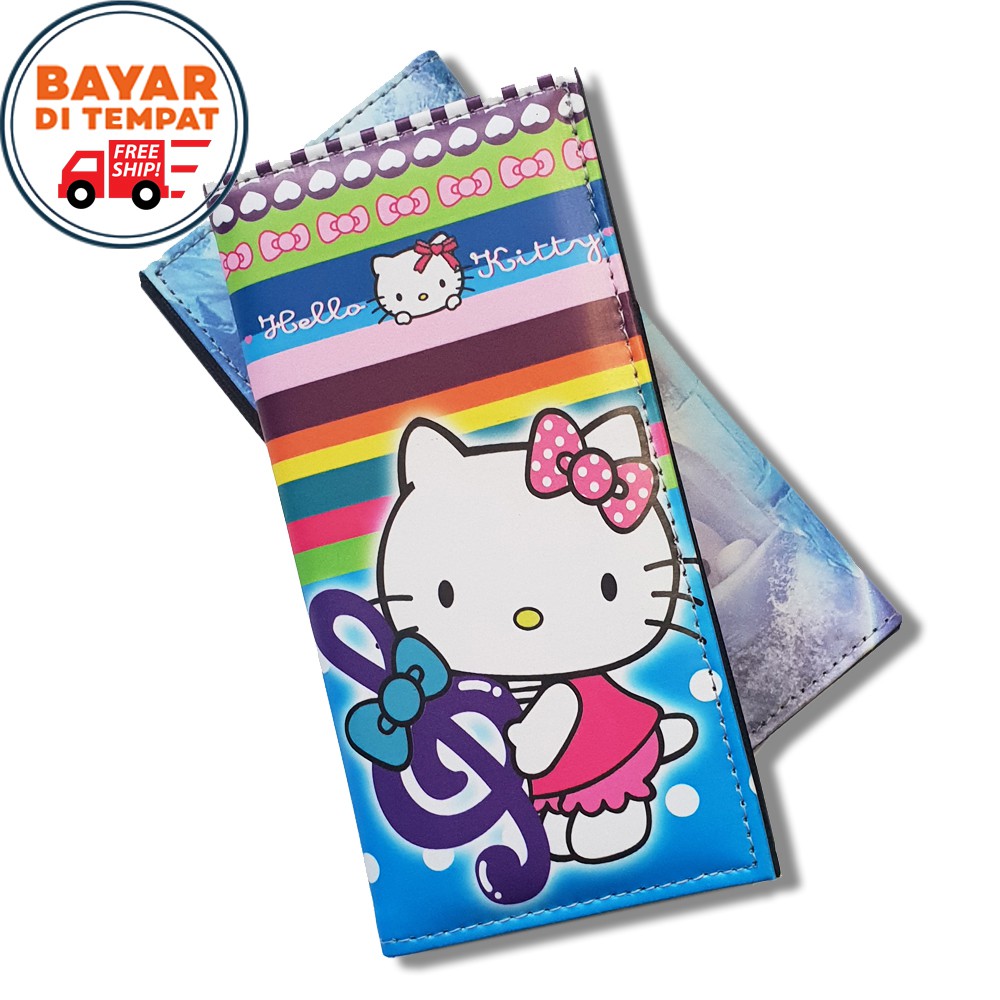 SHOPEE 7.7 BOMBASTIS SALE!! DOMPET ANAK PEREMPUAN DOMPET PANJANG DOMPET KARAKTER DOMPET WANITA DOMPET MOTIF KITTY + BOX