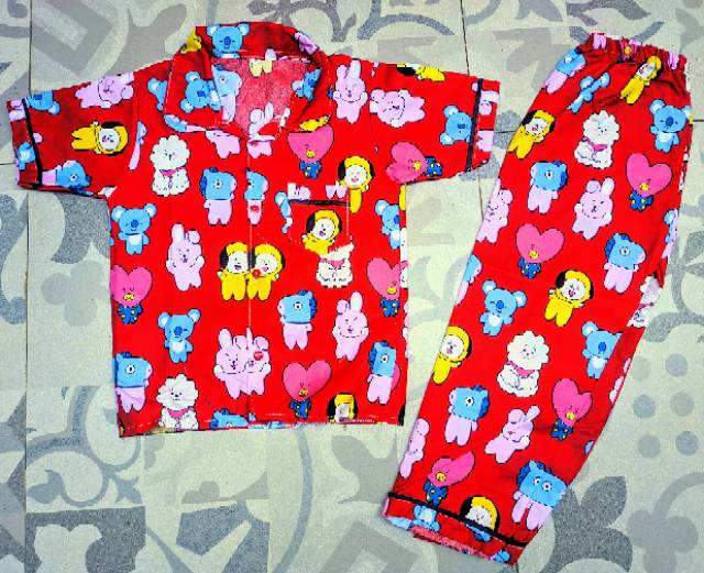 PIYAMA ANAK MOTIF 8-12 TAHUN (RANDOM)