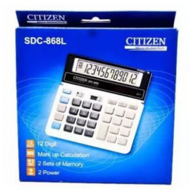 

KALKULATOR CITIZEN SDC 868 / KALKULATOR 12DIGIT / KALKULATOR MURAH