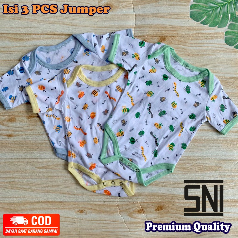 Kualitas Premium 3 PCS Jumper Bayi Baju Bayi baru Lahir Almeera Baby and Kids