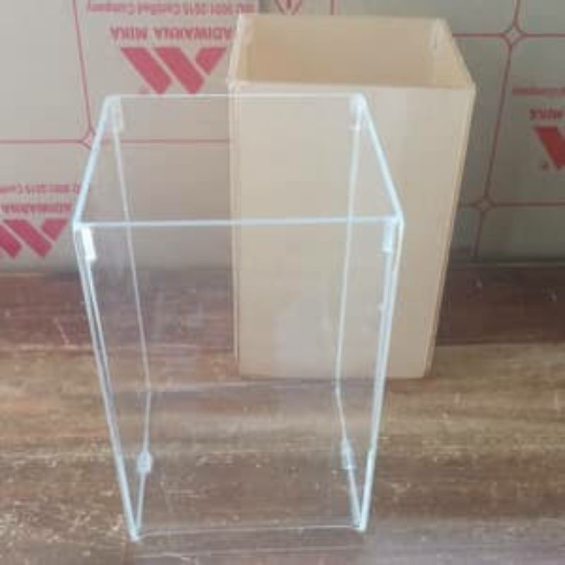 aquarium soliter akrilik ikan cupang 1kamar  P10 x L10 x T13cm 2mm