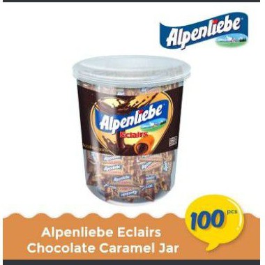 

ALPENLIEBE ECLAIRS CHOCOLATE CARAMEL JAR ( 100PC )