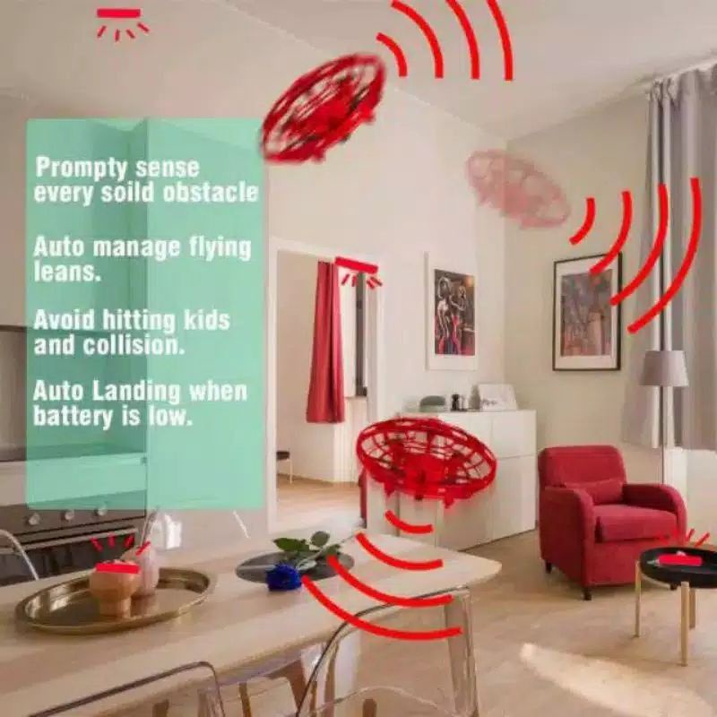 Mainan Interaktif Anak Drone UFO Airball UFO Terbang