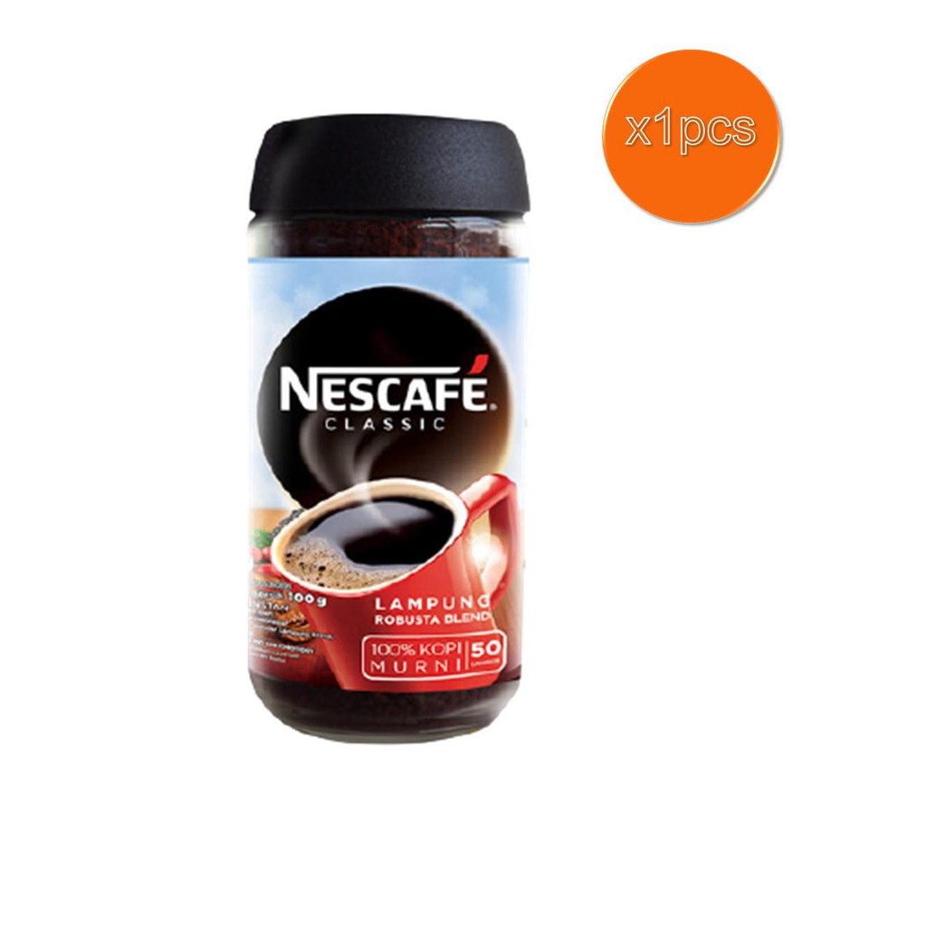 

[KODE BARANG ] NESCAFE Classic Kopi Instan Kopi Hitam 100g Jar FREE NESCAFE Americano Ice Black 8 x