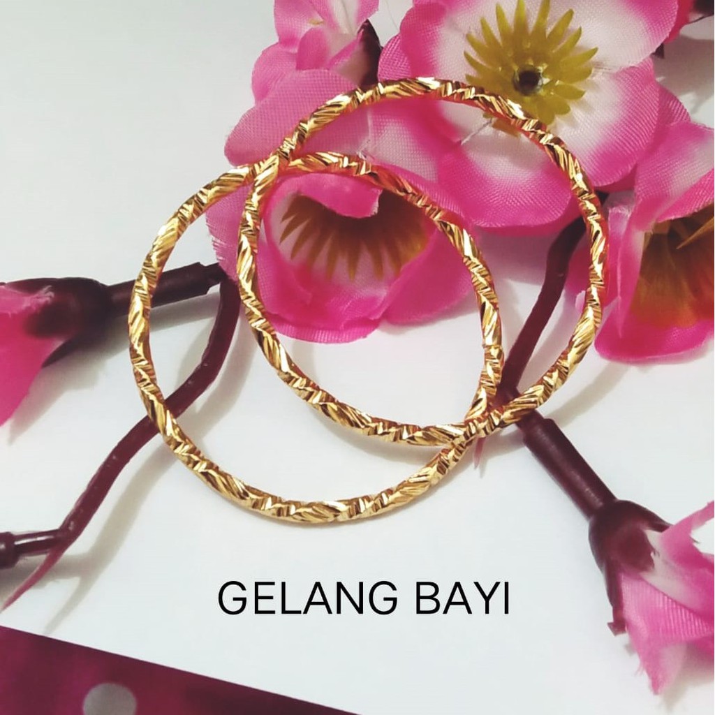 Kenten Acc - Gelang Tangan Perhiasan Bayi Warna Emas Xuping / Gelang Bayi B-2