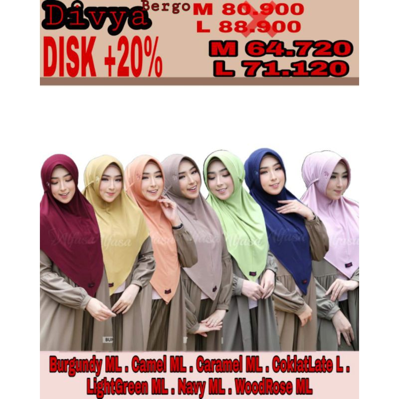 promo divya bergo alfasa baca deskripsi