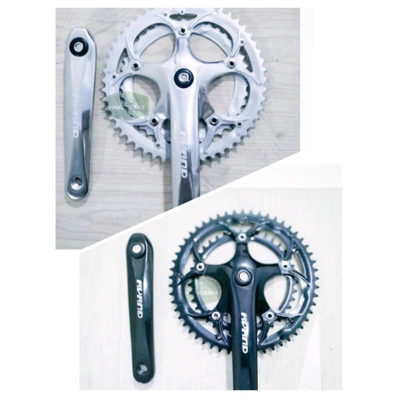 Gir crankset balap sepeda avand 52 42t dual speed