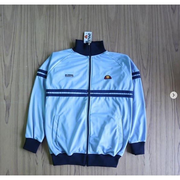 Jaket tracktop casual ellesse remini premium baby blue
