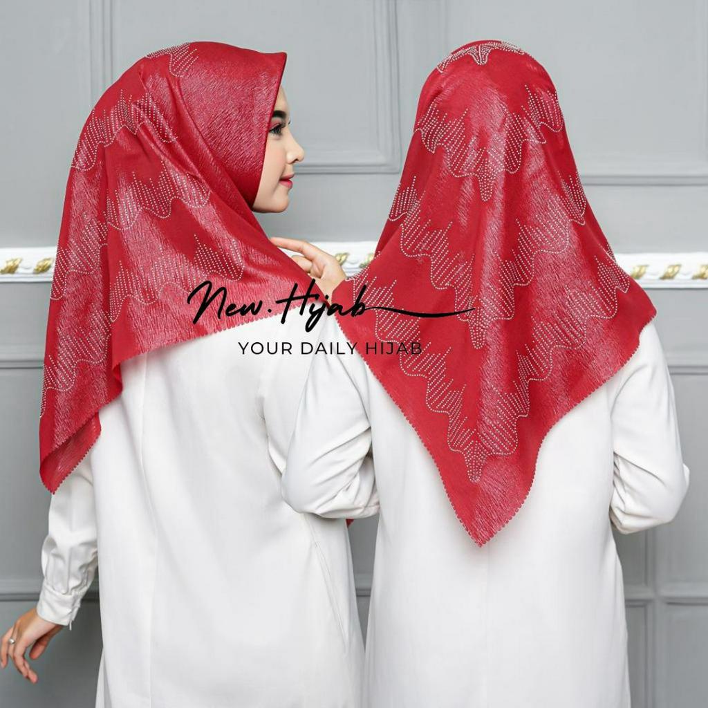 JILBAB PESTA PAYET SWAROVSKI / JILBAB SEGI EMPAT PAYET MEWAH / KERUDUNG PESTA PAYET AZARA / HIJAB SEGIEMPAT PAYET SWAROVSKI