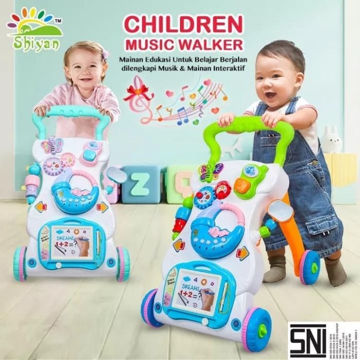 Baby Push Walker / Alat Bantu Jalan Bayi Mainan Edukasi Bayi