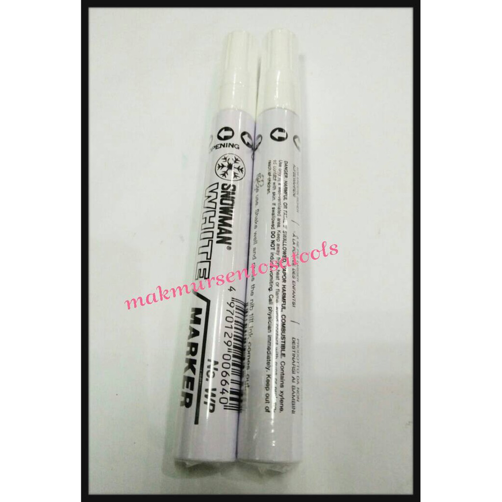 

Spidol Putih Marker Gold Snowman Japan Ori