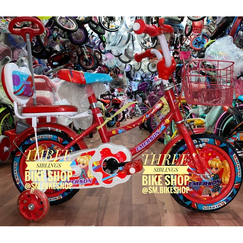 SEPEDA MINI ANAK EMERSON 12 INCH WARNA MERAH