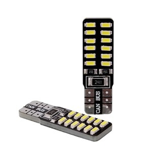 Lampu LED T10 Canbus W5W COB 3014 24SMD 12V