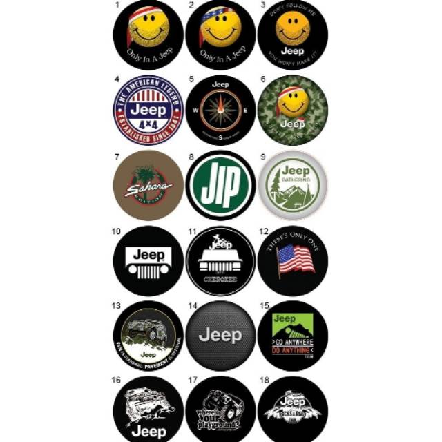 cover ban / sarung ban serep ban mobil Rush Jeep desain