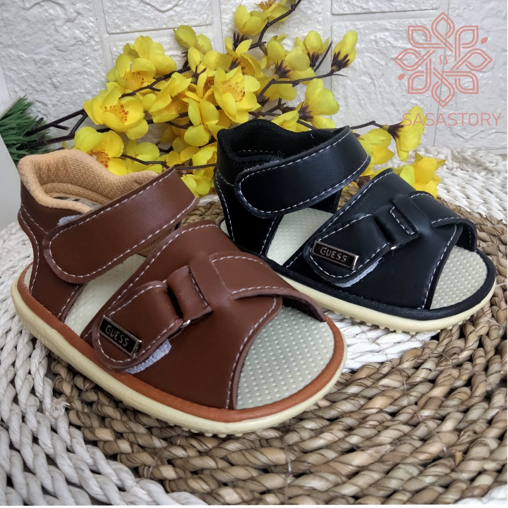 Sasastory Sepatu Sandal Anak Usia 1 2 3 Tahun Sepatu Sandal Anak Laki Laki Sol Bunyi Sepatu Sandal Anak Balita Sepatu Sandal Anak Sol Bunyi Sepatu Anak Balita Sepatu Sol Bunyi Anak Sepatu Sandal Unisex GA17