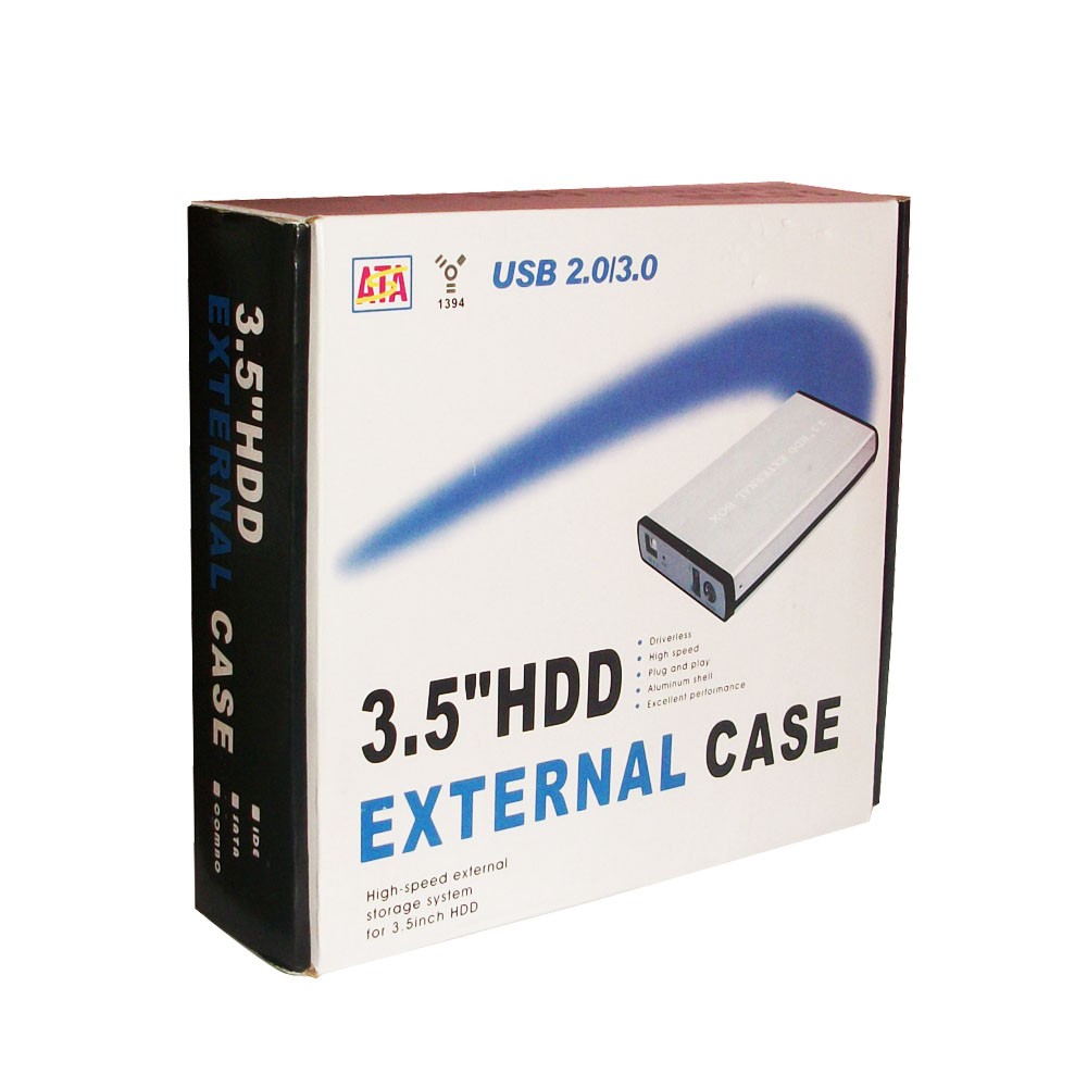 Trend-External Case Casing 3.5&quot; 3,5&quot; HDD SATA Hardisk Eksternal PC