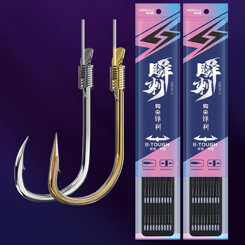 Top Fishing Tackle Tajam Aksesoris Alat Olahraga Luar Ruangan Double Hook