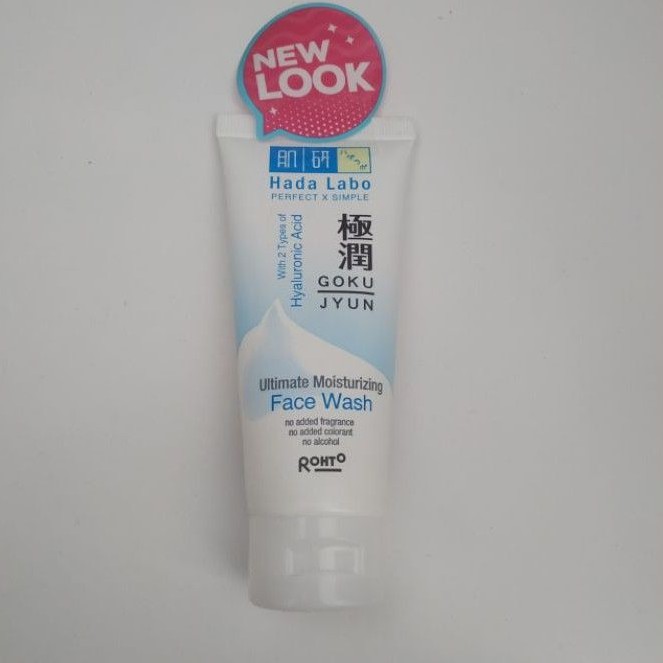 hada labo gokujyun ultimate moisturizing facial wash
