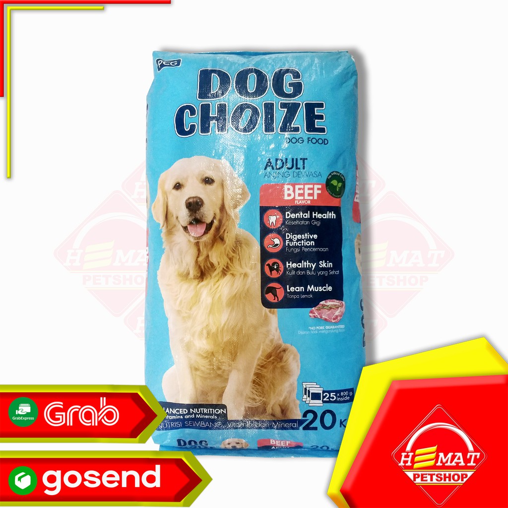 [GOSEND] Dog Choize 20 Kg | makanan anjing spt bolt canine choise 20kg