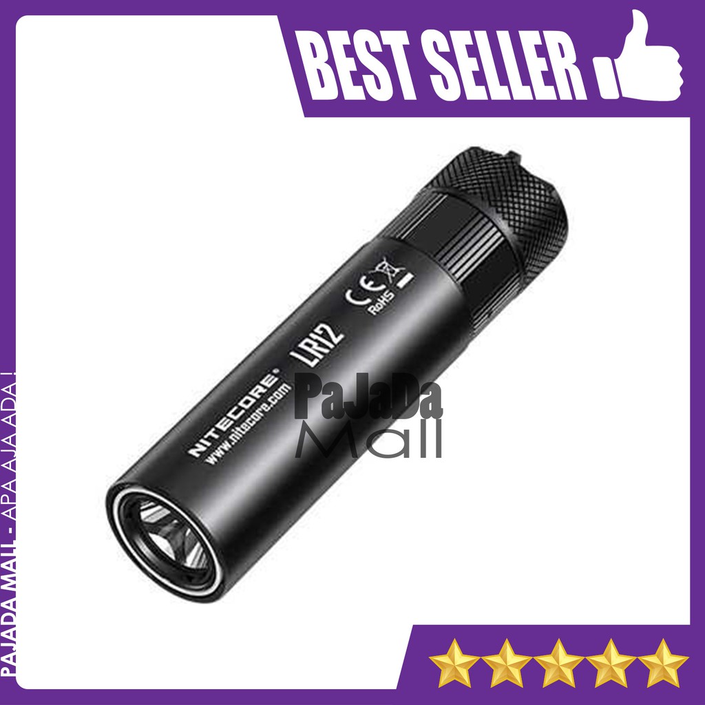 NITECORE LR12 Senter Camping Model Lipstick CREE XP-L HD V6 1000 Lumen