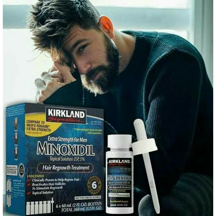 Kirkland Minoxidil Import Costco USA Original Penumbuh Bulu & Rambut