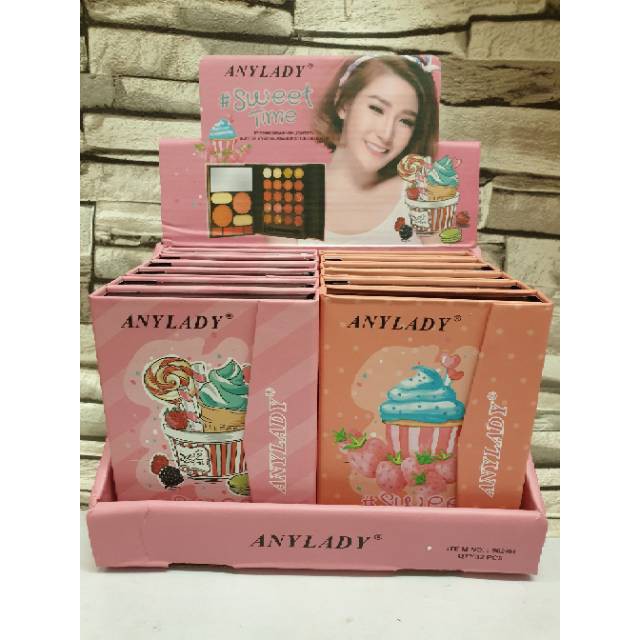 (ecer) EYESHADOW PALETTE ANYLADY SWEET SWEET TIME 4in1 8624P