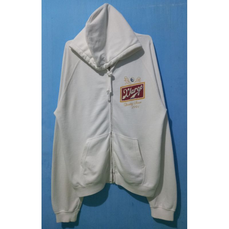 jaket hoodie zipper XLarge bekas/second brand original