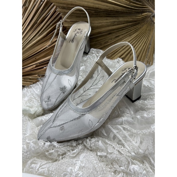 sepatu Rafaizoutfit sepatu clarisa silver tinggi 7cm tahu