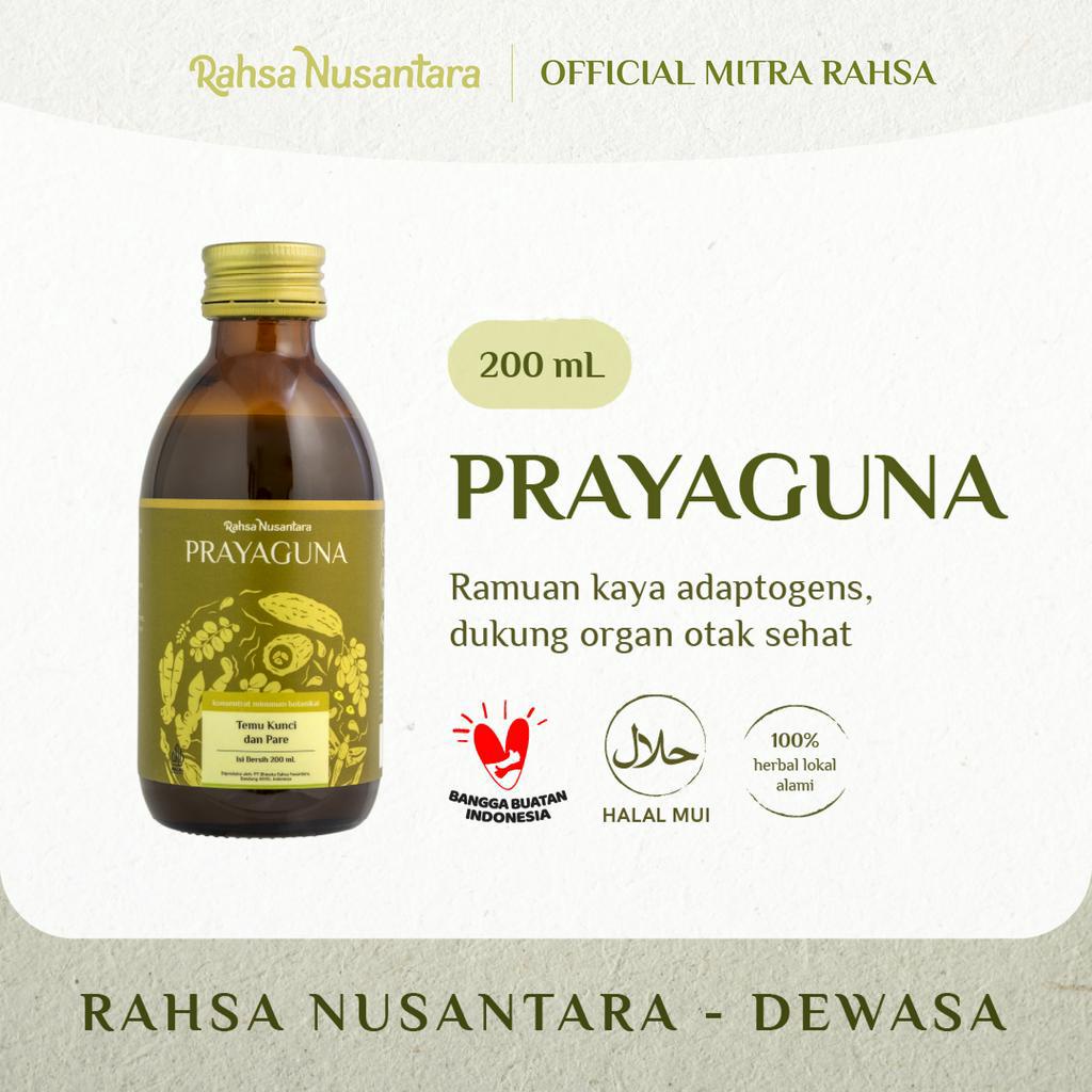 

Prayaguna Rahsa Nusantara Jamu Suplemen Herbal Adaptogen Otak Sehat