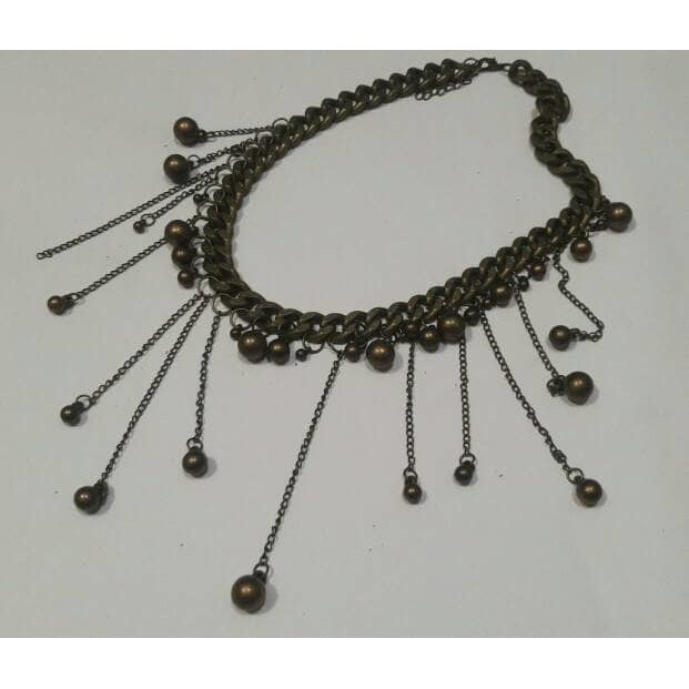 Jual Kalung Rantai Besar Liontin Bulatan Kecil Murah
