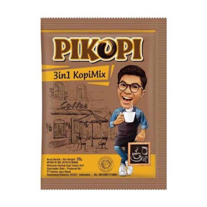 

Pikopi 3in1 KopiMix Kopi Instant isi 10 Sachet