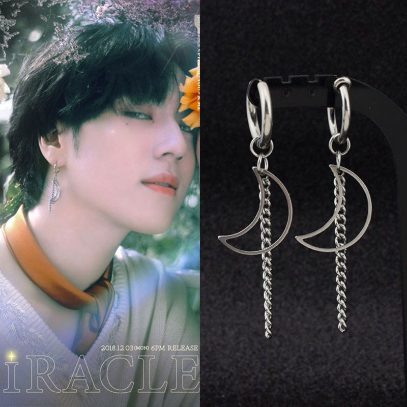 EE0557 - Anting JEPIT Tanpa Tindik Pria Wanita Kpop Korea BTS EXO GOT7