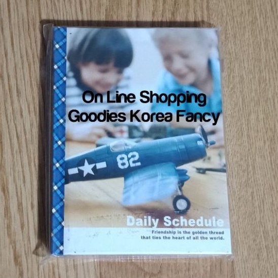 

Diary Schedule Motif Boy & Girl Ori Korea Ready Stock
