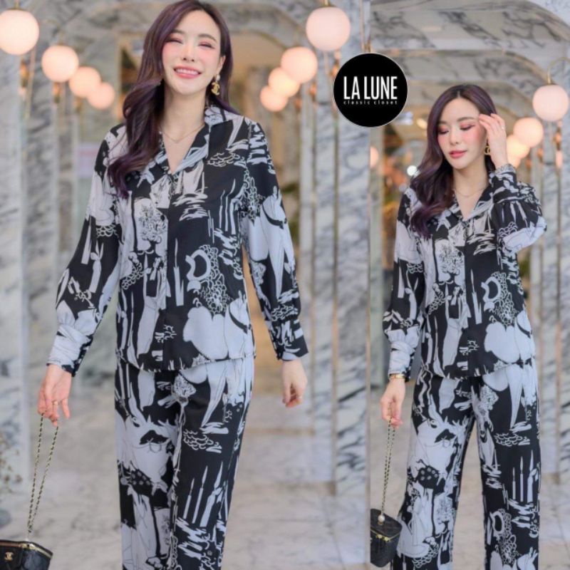 SETELAN LALUNE MOTIF 100% ORIGINAL IMPORT BANGKOK