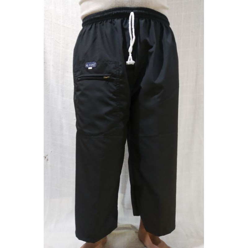celana sirwal polos warna hitam celana cingkrang pria dewasa celana kulot celana silat