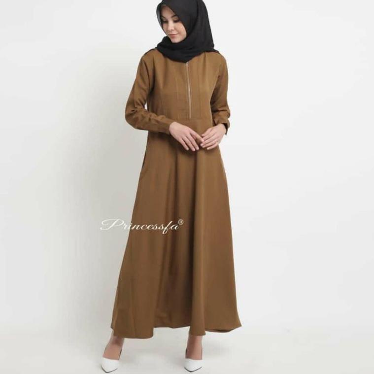 Gamis PNS / gamis Pemda /gamis guru / princessfa / gamis princessfa (KODE 1570)