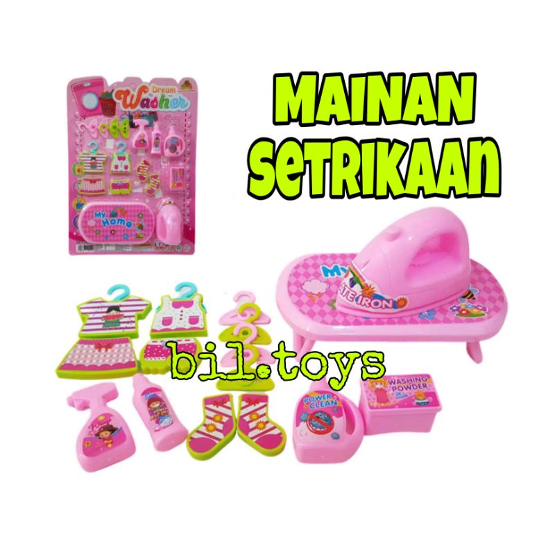 MAINAN ANAK PEREMPUAN SETRIKA SETRIKAAN DREAM WASHER SET MURAH