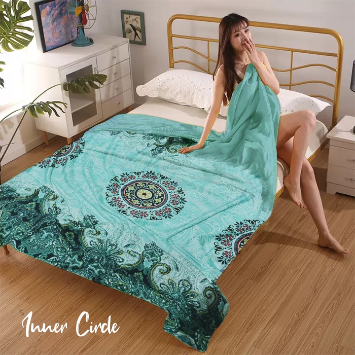 COD - Selimut Bulu Halus Ukuran  175x125cm Motif Dewasa-Inner Circle
