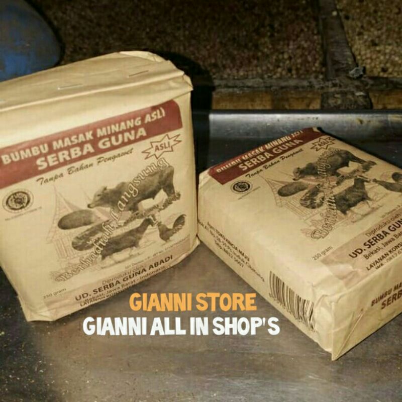 

BUMBU GULAI SERBA GUNA SERBAGUNA 250Gr 250 Gr