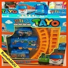 MAINAN ANAK REL KERETA API ELEKTRIK TAYO 877-32 RumahMUU