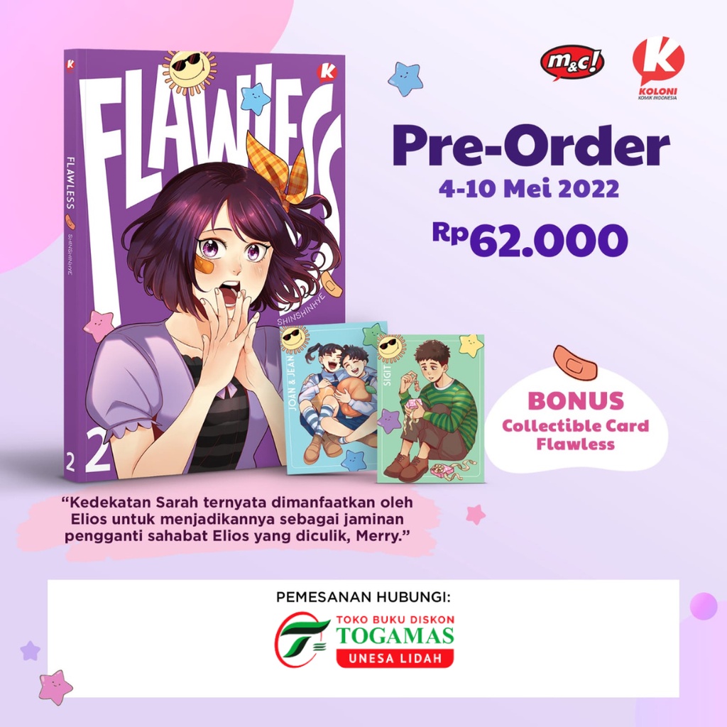 PRE-ORDER KOLONI FLAWLESS VOL. 1, 2, 3 KARYA SHNSHINHYE