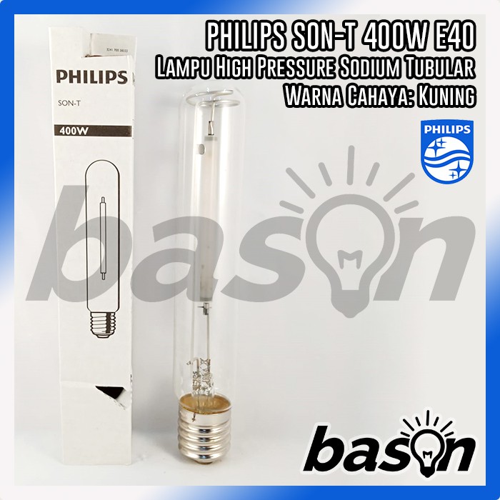 PHILIPS MASTER SON-T 400W E E40 - Lampu Sodium