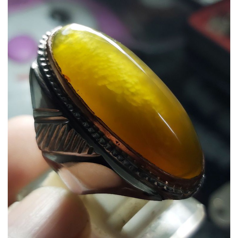 Pandan Nanas Golden - Cincin Batu Akik