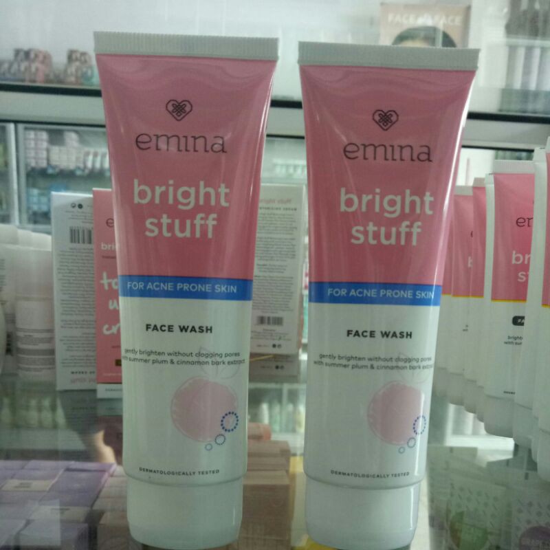 emina bright stuff for acne prone skin facial wash