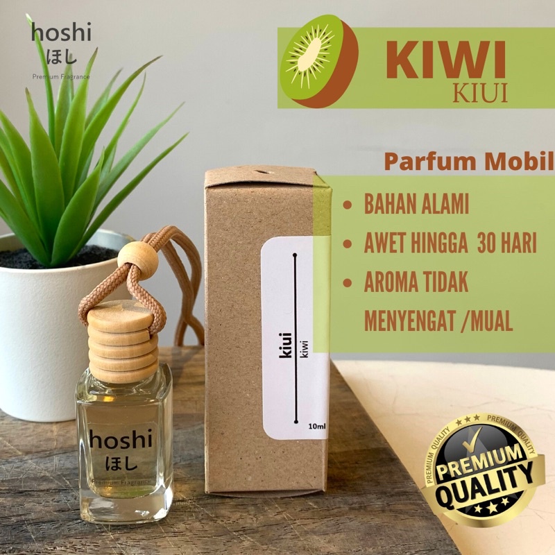 HOSHI FRUIT SERIES - Parfum Mobil dan Ruangan 10ml  (PAKET BUAH ISI 4)