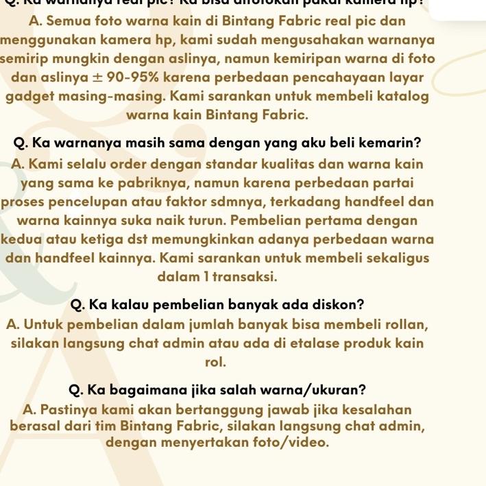 ◄ Bahan Kain Katun TOYOBO FODU 1 meter ☊