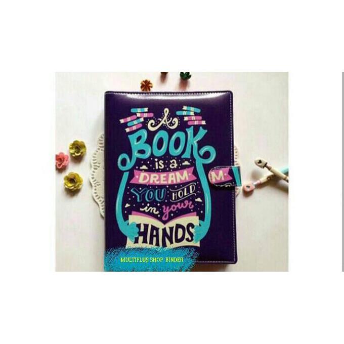 

✨ BISA COD ✨ BINDER CUSTOM BOOK IS A DREAM 26 RING GRATIS ONGKIR Kode 570