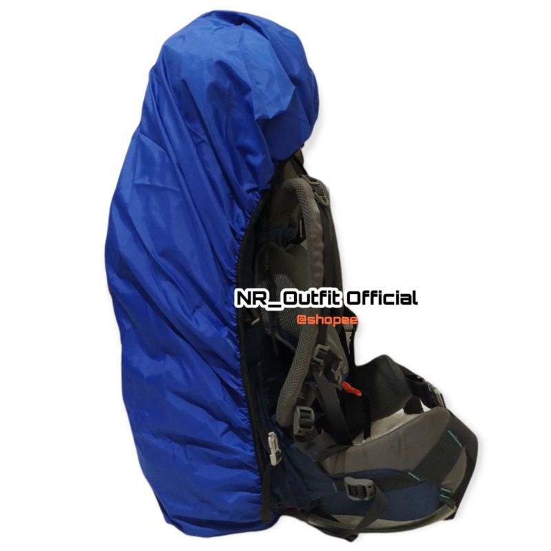 Rain Cover Bag Pendaki Gunung Size 75-80Liter Pelindung Tas Ransel Punggung Raincoat NR_Outfit